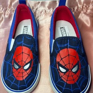Brand New Toddler Slip On Spider Man Sneakers
